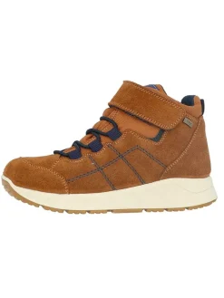 Leder-Sneakers "Charly" in Hellbraun