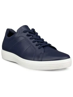Leder-Sneakers "Classic" in Dunkelblau