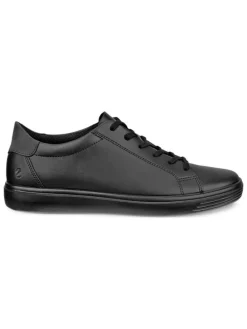 Leder-Sneakers "Classic" in Schwarz