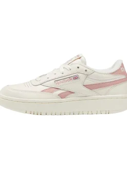 Leder-Sneakers "Club C Double" in Weiß/ Rosa