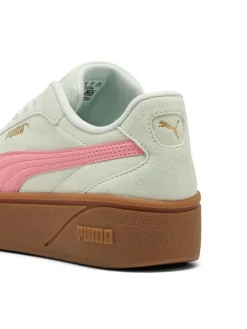 Leder-Sneakers "Club II Era" in Grün/ Pink