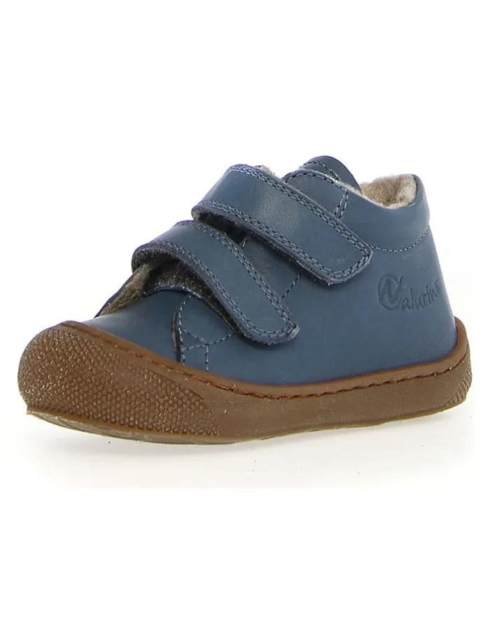 Leder-Sneakers "Cocoon" in Blau
