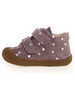 Leder-Sneakers "Cocoon" in Lila
