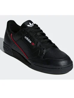 Leder-Sneakers "Continental 80" in Schwarz