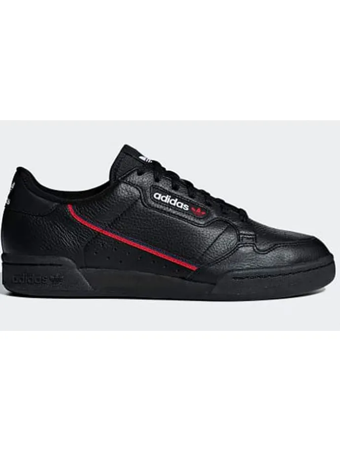Leder-Sneakers "Continental 80" in Schwarz