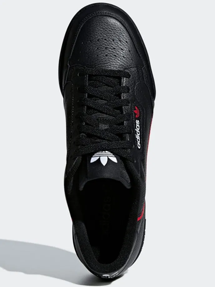 Leder-Sneakers "Continental 80" in Schwarz