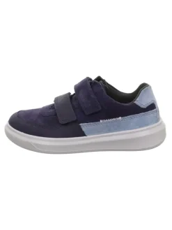 Leder-Sneakers "Cosmo" in Dunkelblau