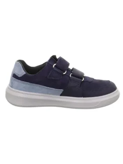 Leder-Sneakers "Cosmo" in Dunkelblau