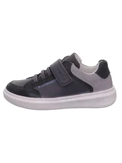Leder-Sneakers "Cosmo" in Schwarz