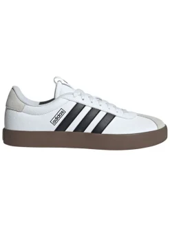 Leder-Sneakers "Court 3.0" in Weiß/ Schwarz/ Beige