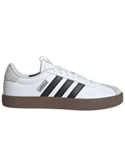 Leder-Sneakers "Court 3.0" in Weiß/ Schwarz/ Beige