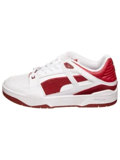 Leder-Sneakers "C-Pma Slipstream" in Weiß/ Rot