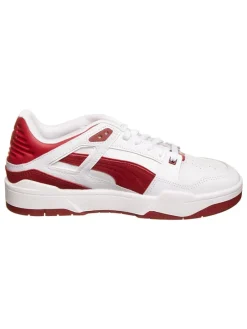 Leder-Sneakers "C-Pma Slipstream" in Weiß/ Rot