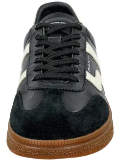 Leder-Sneakers "Cuzmo" in Schwarz
