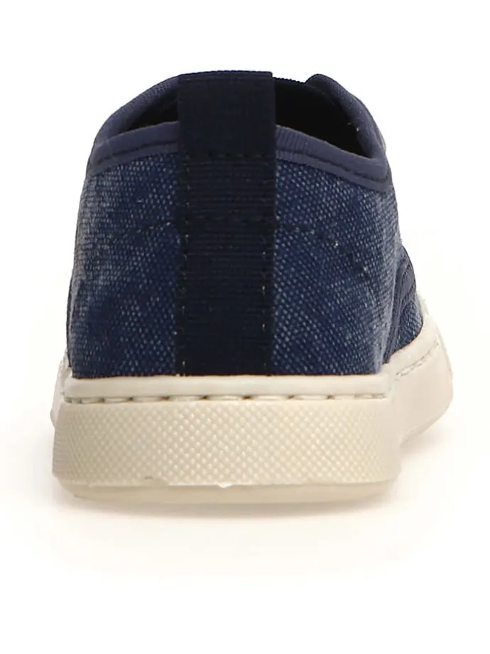 Leder-Sneakers "Dabos" in Dunkelblau