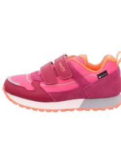 Leder-Sneakers "Dash" in Pink/ Orange/ Rot