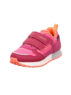 Leder-Sneakers "Dash" in Pink/ Orange/ Rot