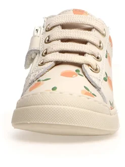 Leder-Sneakers "Eindhoven" in Creme