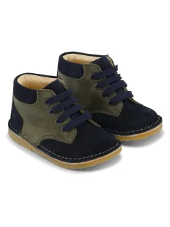 Leder-Sneakers "Erik" in Khaki