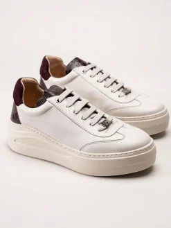 Leder-Sneakers "Fara" in Weiß