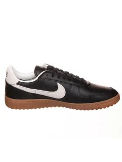 Leder-Sneakers "Field General 82" in Schwarz/ Weiß