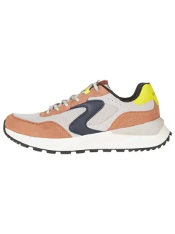 Leder-Sneakers "Fury Fury" in Hellbraun/ Grau