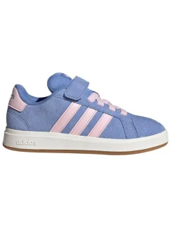Leder-Sneakers "Grand Court 00s" in Hellblau/ Rosa