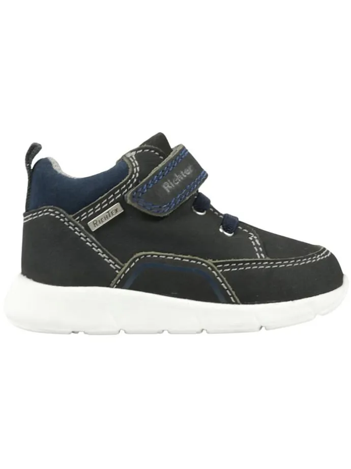 Leder-Sneakers "Hero" in Anthrazit