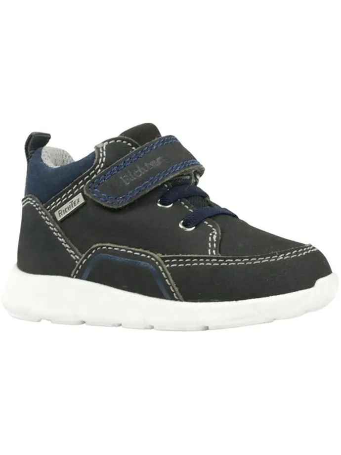 Leder-Sneakers "Hero" in Anthrazit