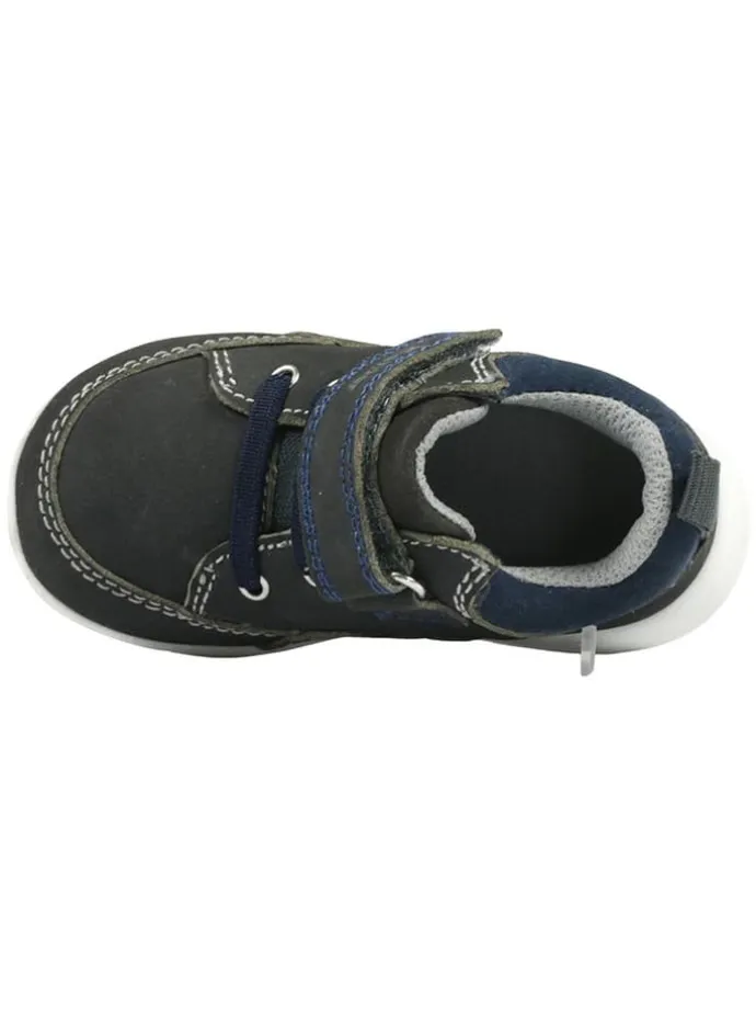 Leder-Sneakers "Hero" in Anthrazit