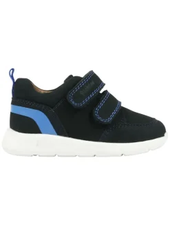 Leder-Sneakers "Hero" in Dunkelblau