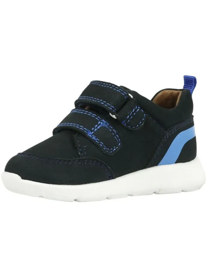 Leder-Sneakers "Hero" in Dunkelblau