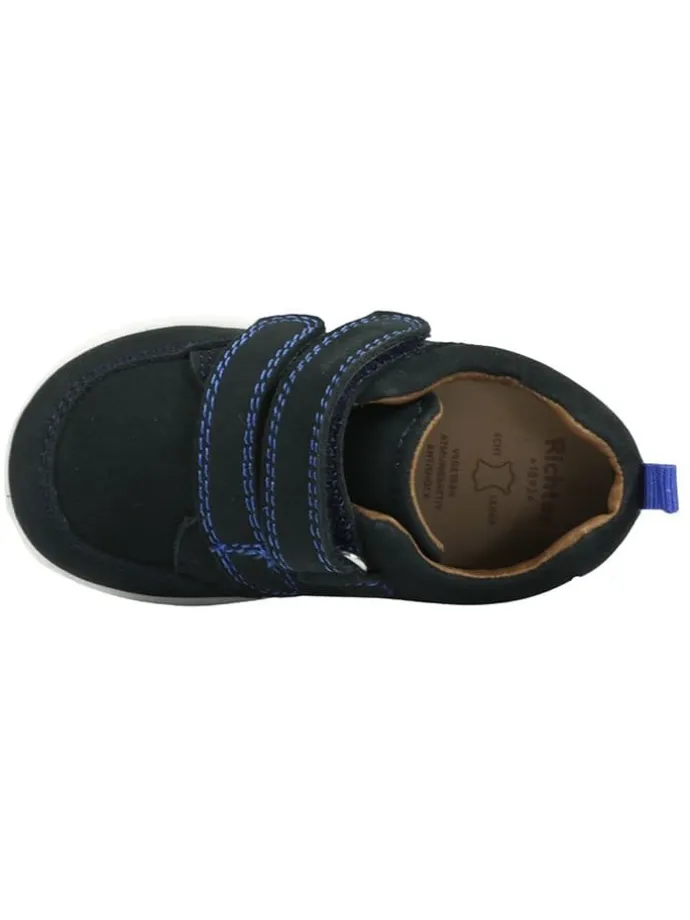 Leder-Sneakers "Hero" in Dunkelblau