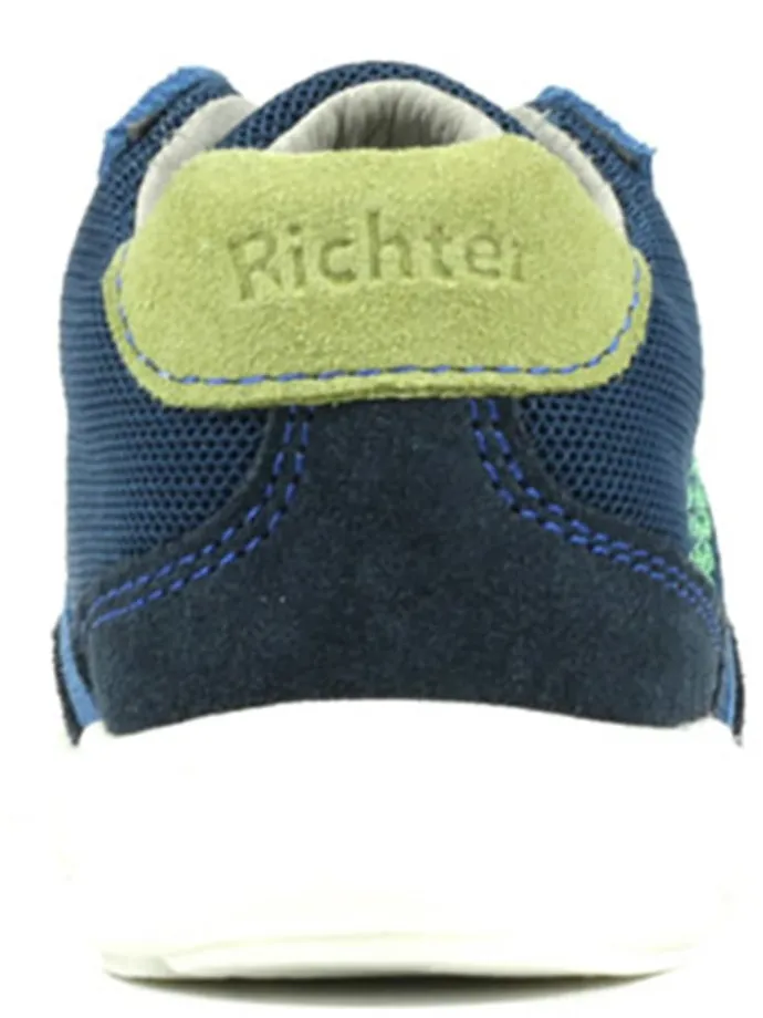 Leder-Sneakers "Hero" in Dunkelblau