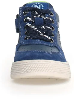 Leder-Sneakers "Hess" in Blau
