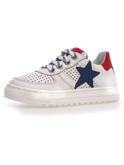 Leder-Sneakers "Hess" in Weiß