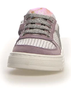 Leder-Sneakers "Hess" in Weiß