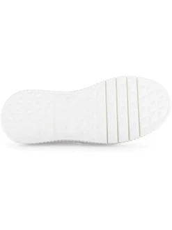 Leder-Sneakers in Beige