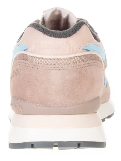 Leder-Sneakers in Beige