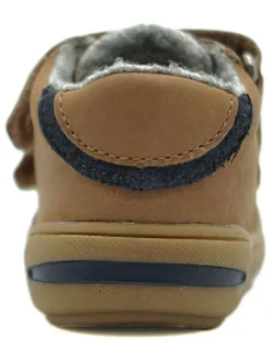 Leder-Sneakers in Beige