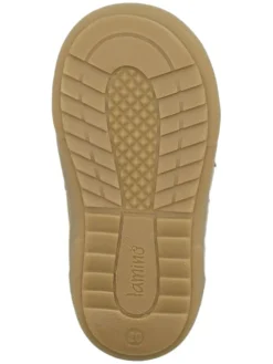 Leder-Sneakers in Beige