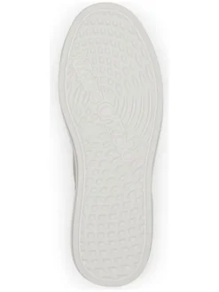 Leder-Sneakers in Beige