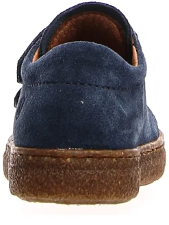 Leder-Sneakers in Blau