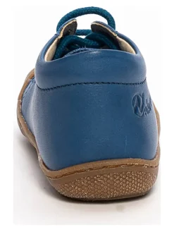 Leder-Sneakers in Blau