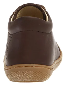 Leder-Sneakers in Braun