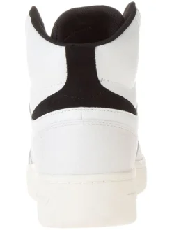 Leder-Sneakers in Creme
