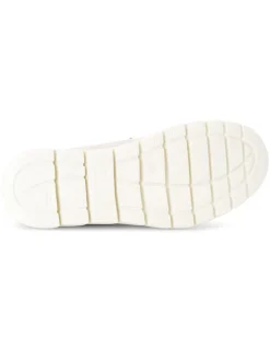 Leder-Sneakers in Creme