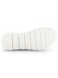 Leder-Sneakers in Dunkelblau