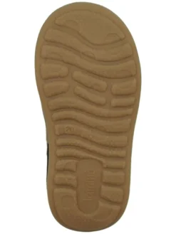 Leder-Sneakers in Dunkelblau