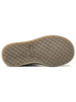 Leder-Sneakers in Dunkelblau